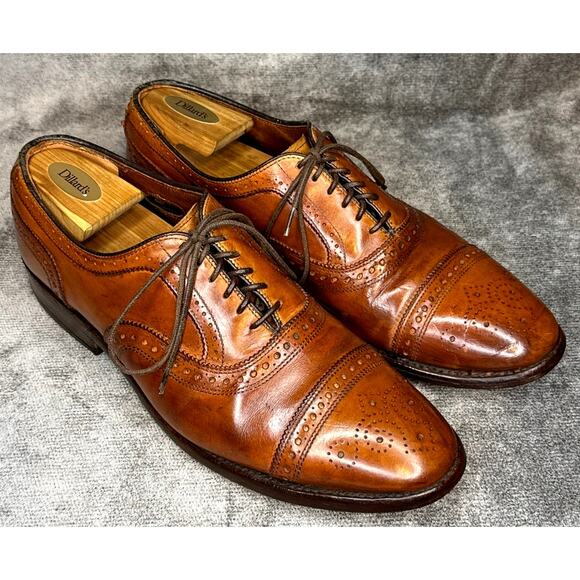 Allen Edmonds Strand Cap Toe Oxford Brown Calf 11D Goodyear Welt main image 6